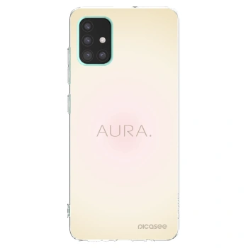 Picasee silikonový průhledný obal pro Samsung Galaxy A51 A515F - Aura