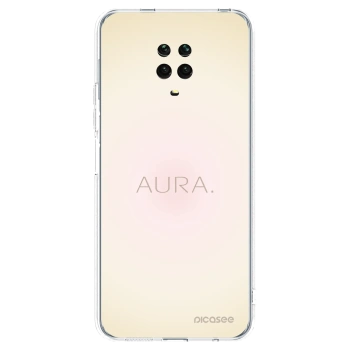 Picasee silikonový průhledný obal pro Xiaomi Redmi Note 9 Pro - Aura