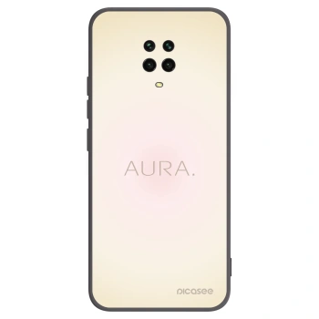Picasee silikonový černý obal pro Xiaomi Redmi Note 9 Pro - Aura