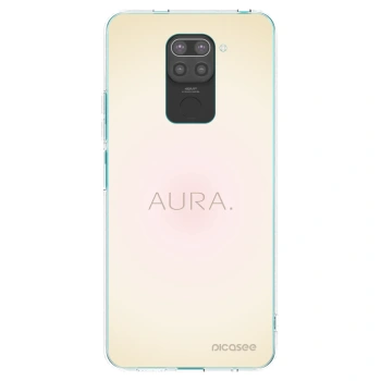 Picasee silikonový černý obal pro Xiaomi Redmi Note 9 - Aura