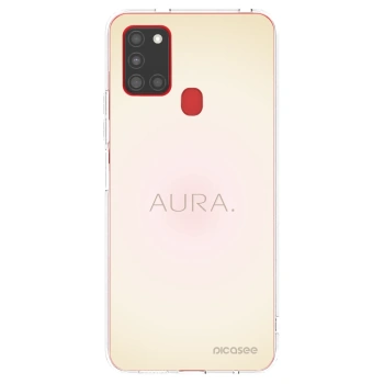 Picasee silikonový průhledný obal pro Samsung Galaxy A21s - Aura