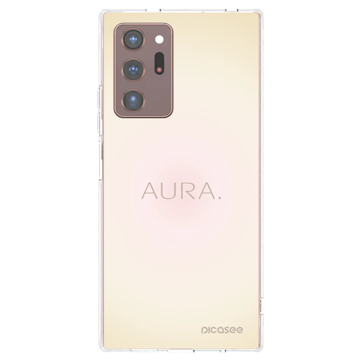 Picasee silikonový průhledný obal pro Samsung Galaxy Note 20 Ultra - Aura