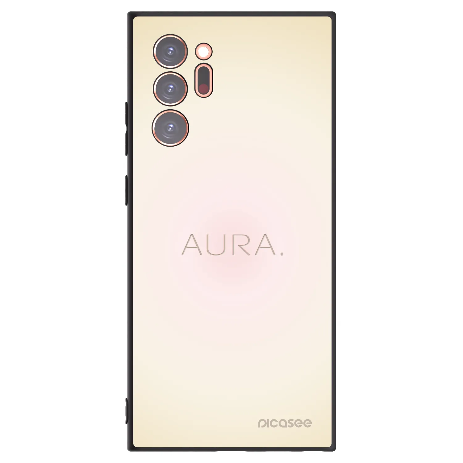 Picasee silikonový černý obal pro Samsung Galaxy Note 20 Ultra - Aura