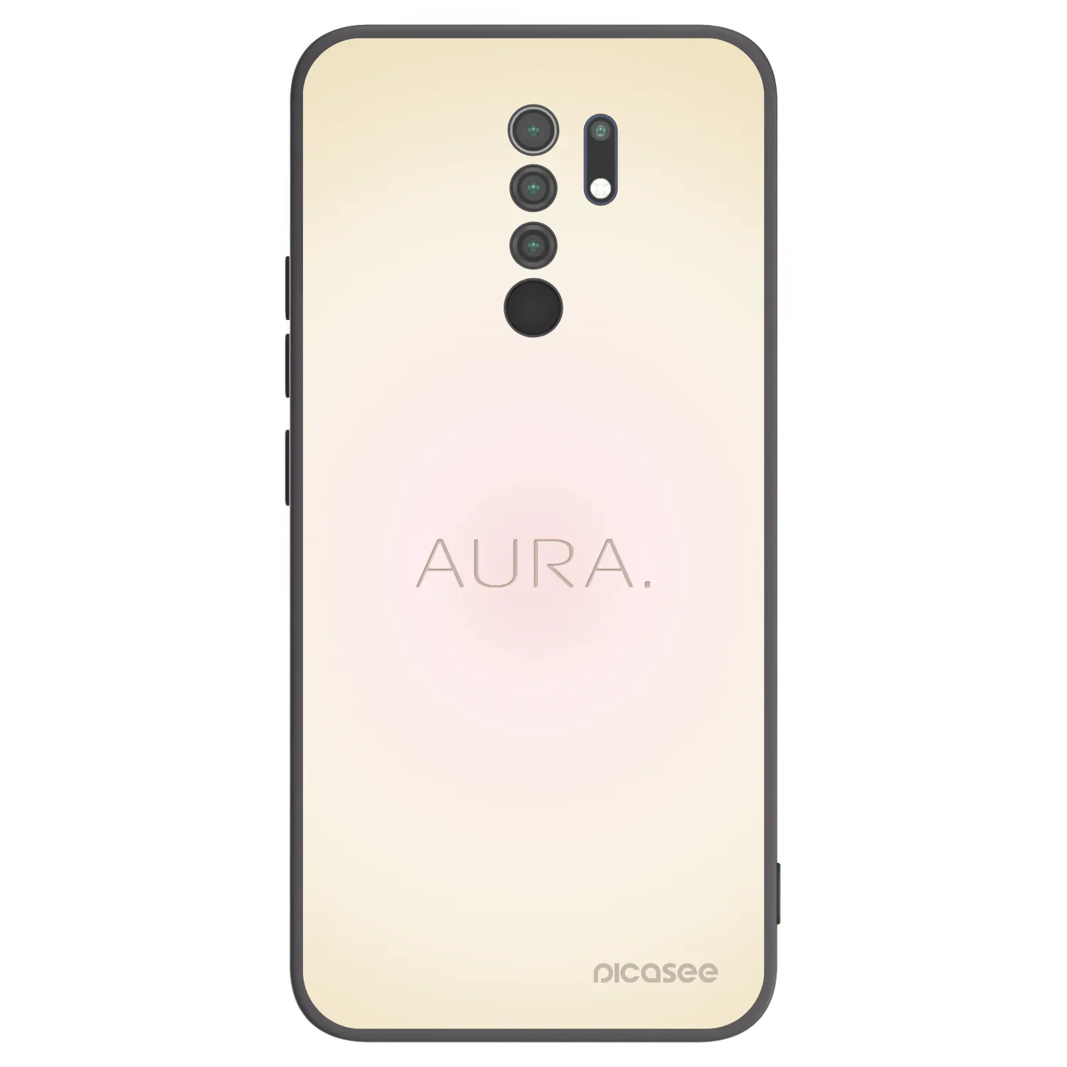 Picasee silikonový černý obal pro Xiaomi Redmi 9 - Aura