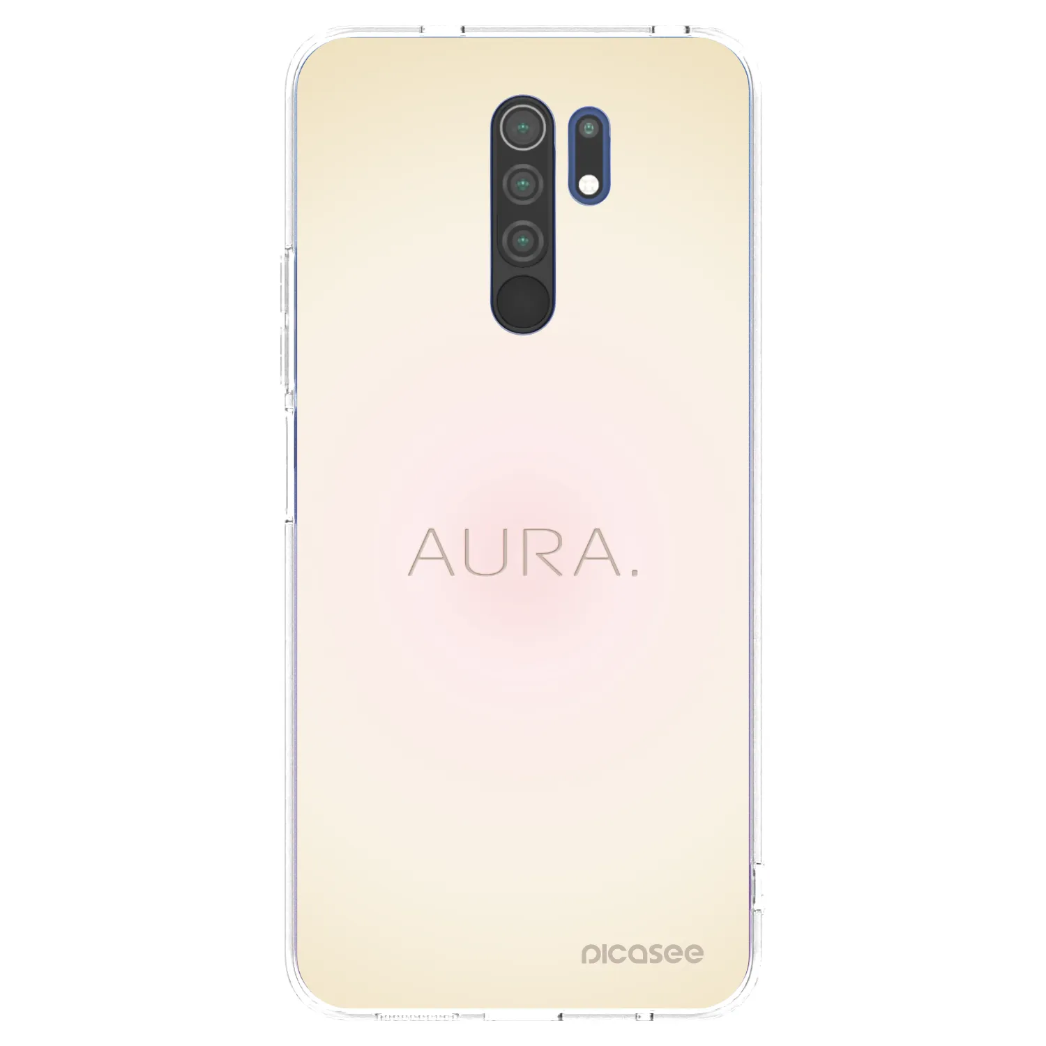 Picasee silikonový průhledný obal pro Xiaomi Redmi 9 - Aura