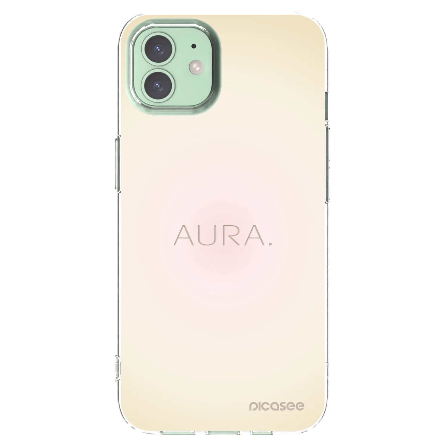 Picasee silikonový průhledný obal pro Apple iPhone 12 - Aura