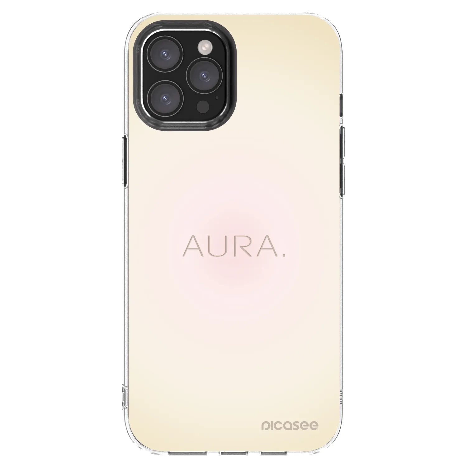 Picasee silikonový průhledný obal pro Apple iPhone 12 Pro Max - Aura