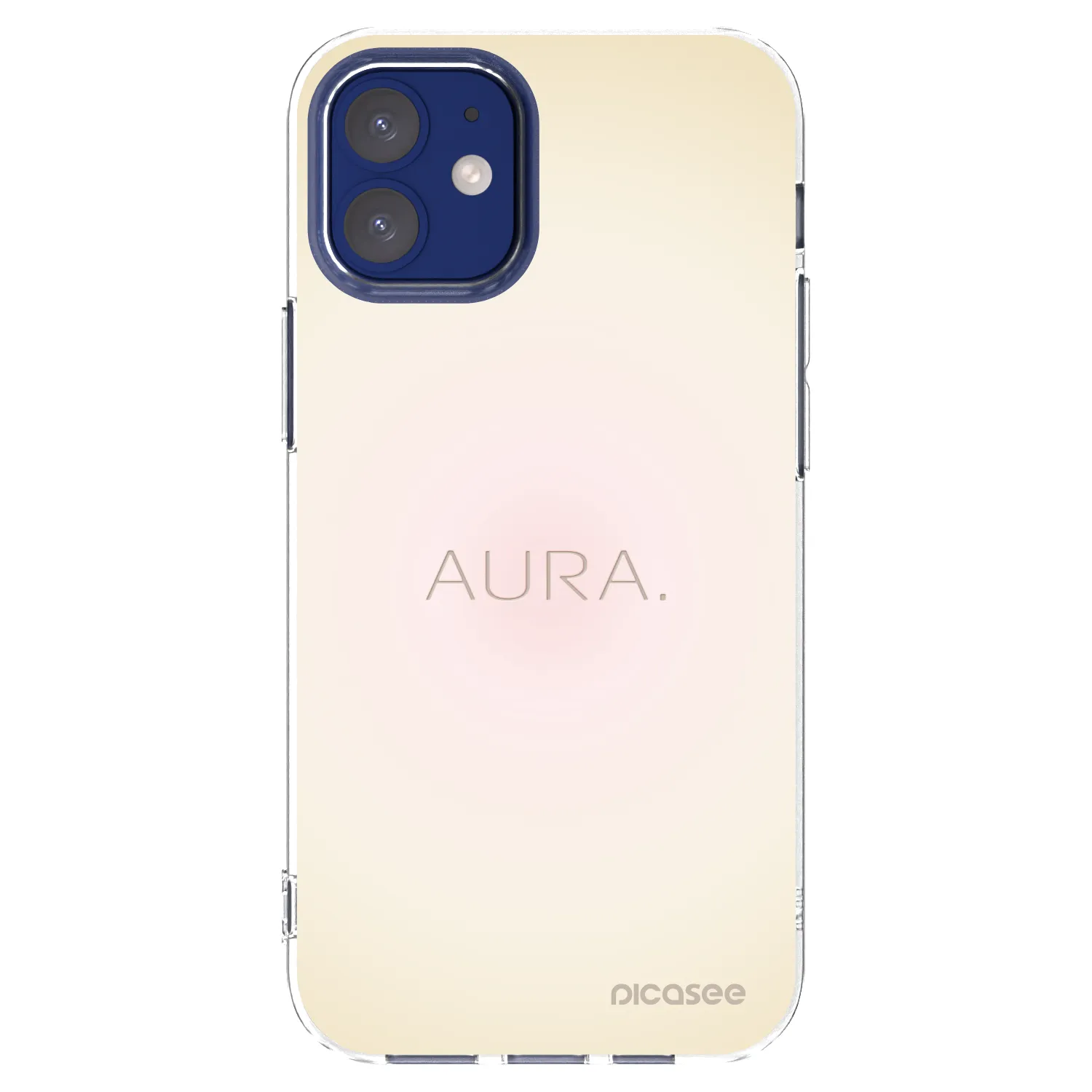 Picasee silikonový průhledný obal pro Apple iPhone 12 mini - Aura