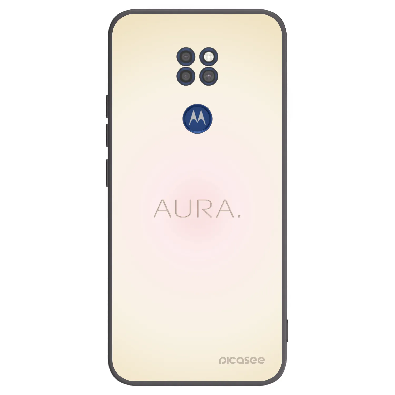 Picasee silikonový černý obal pro Motorola Moto G9 Play - Aura
