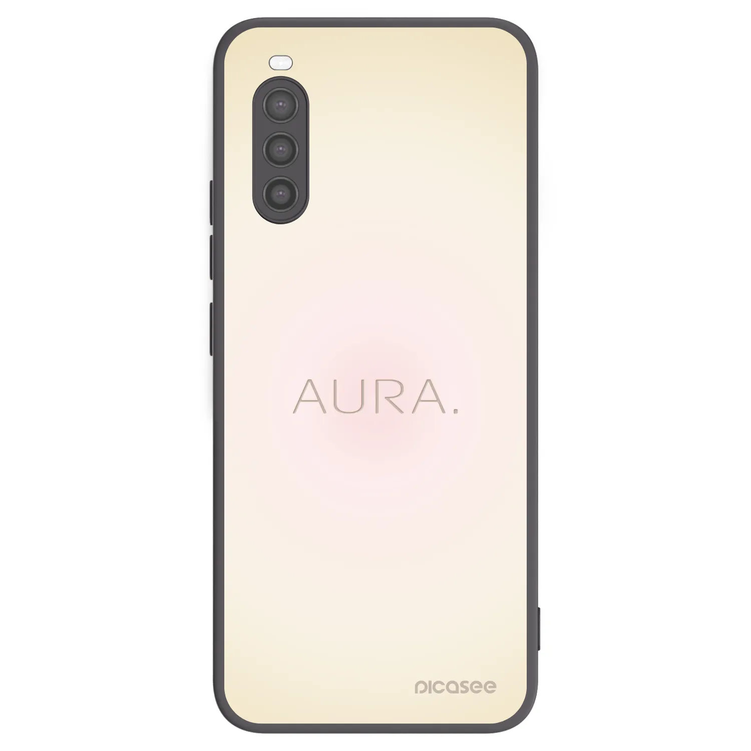 Picasee silikonový černý obal pro Sony Xperia 10 II - Aura