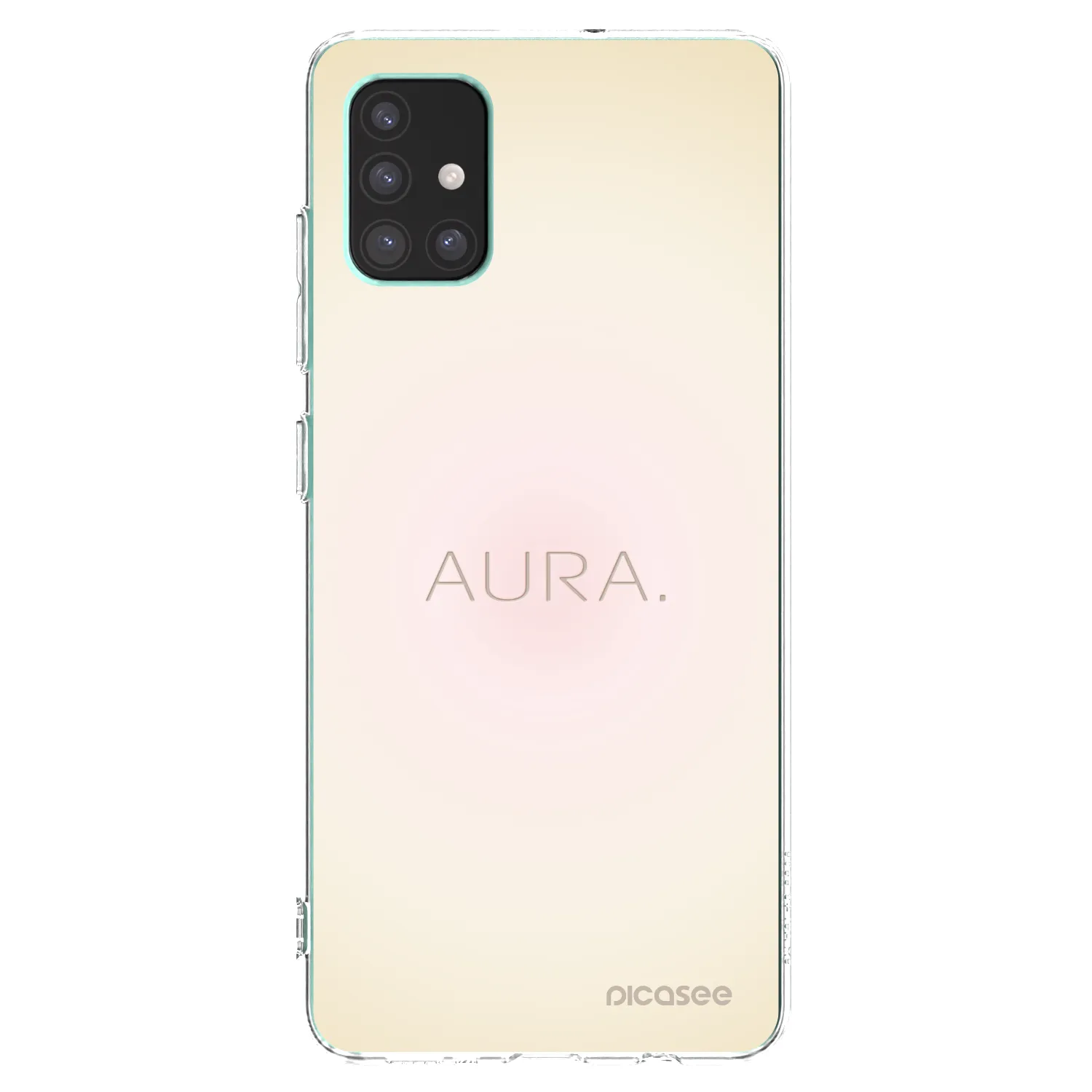 Picasee silikonový průhledný obal pro Samsung Galaxy M51 M515F - Aura