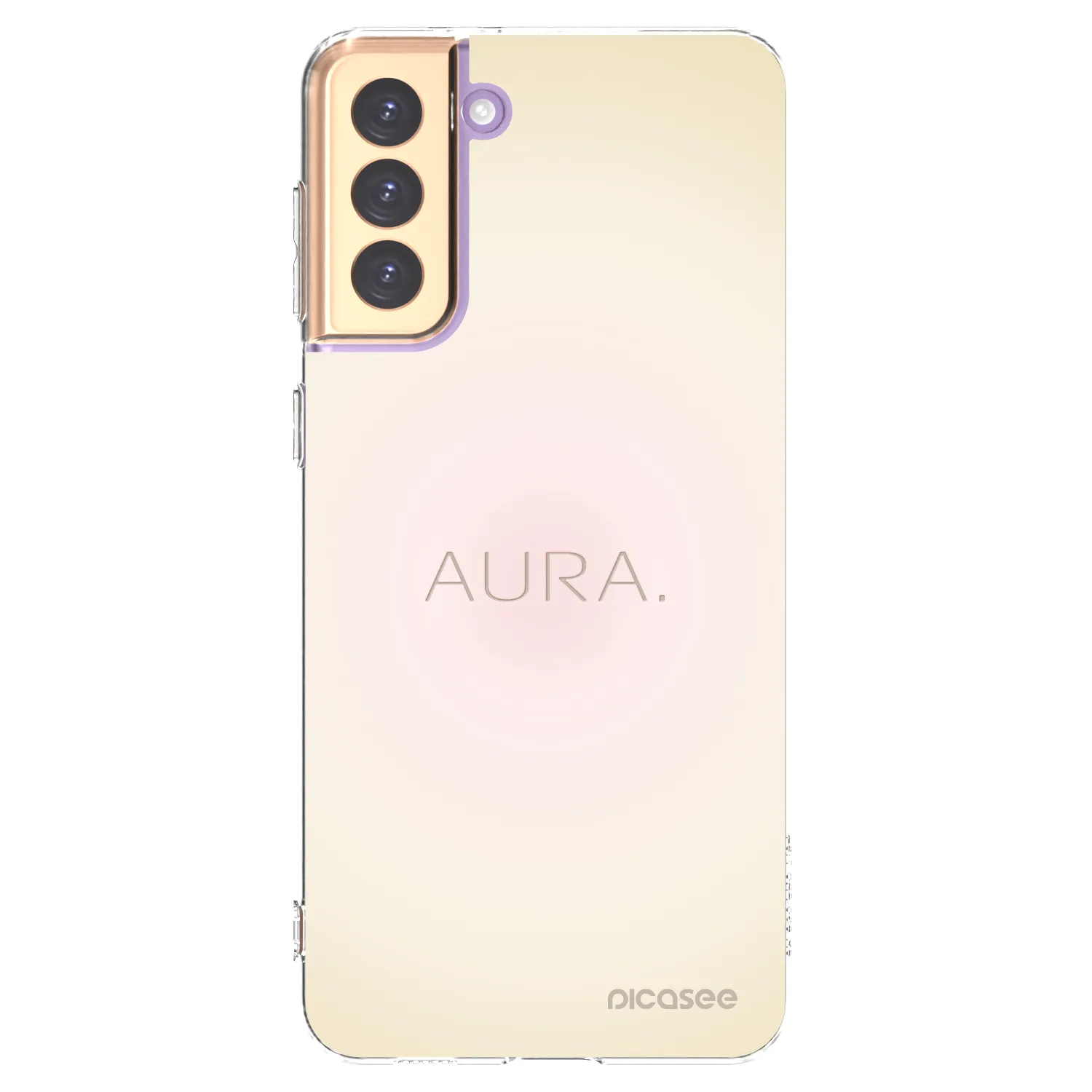 Picasee silikonový průhledný obal pro Samsung Galaxy S21+ 5G G996F - Aura