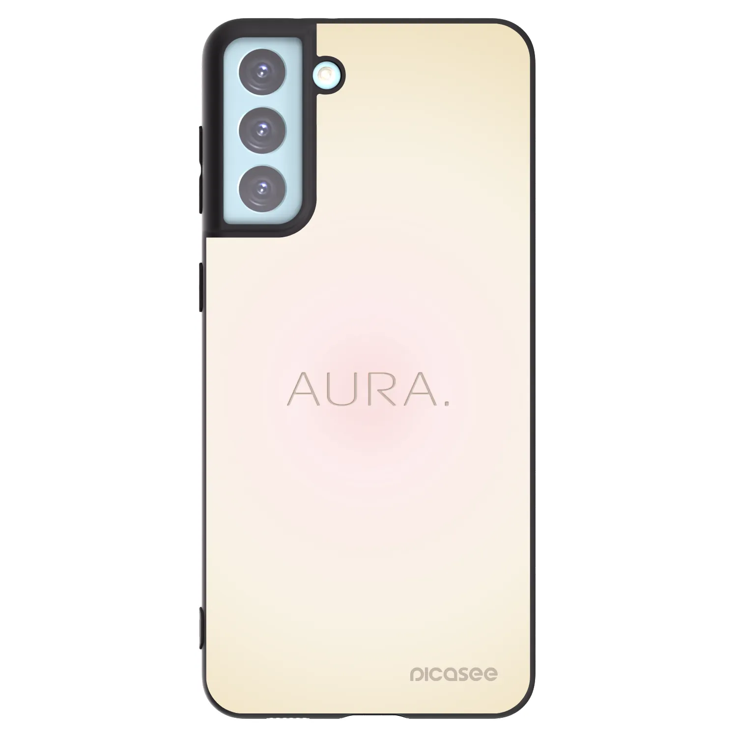 Picasee silikonový černý obal pro Samsung Galaxy S21+ 5G G996F - Aura