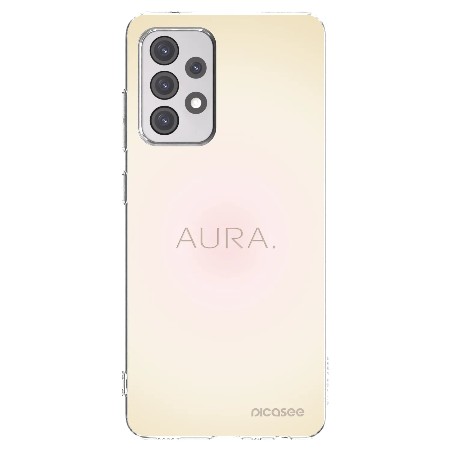 Picasee silikonový průhledný obal pro Samsung Galaxy A52 5G A525F - Aura