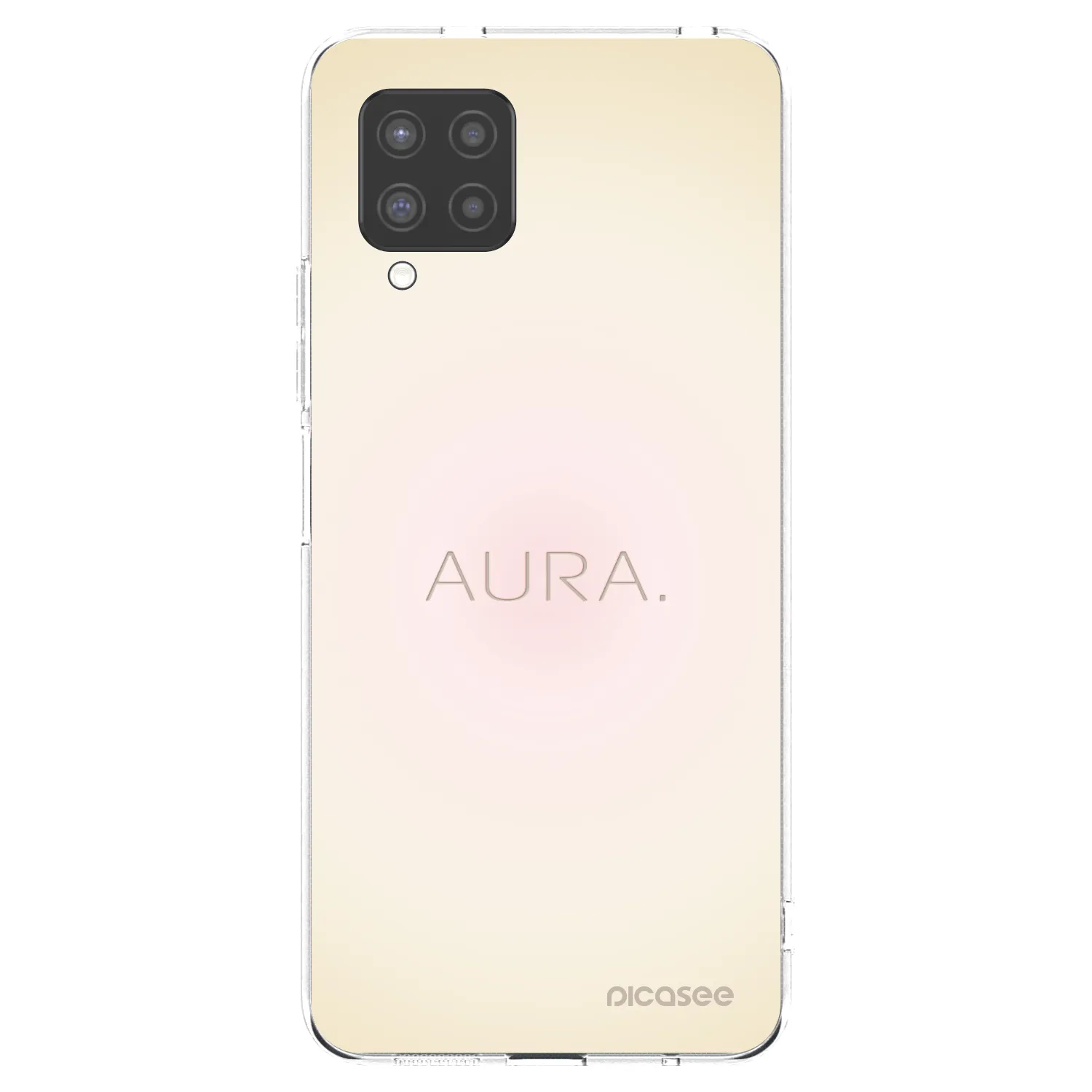 Picasee silikonový průhledný obal pro Samsung Galaxy A42 A426B - Aura