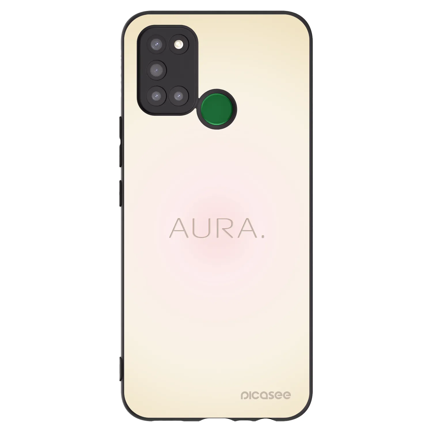 Picasee silikonový černý obal pro Realme 7i - Aura