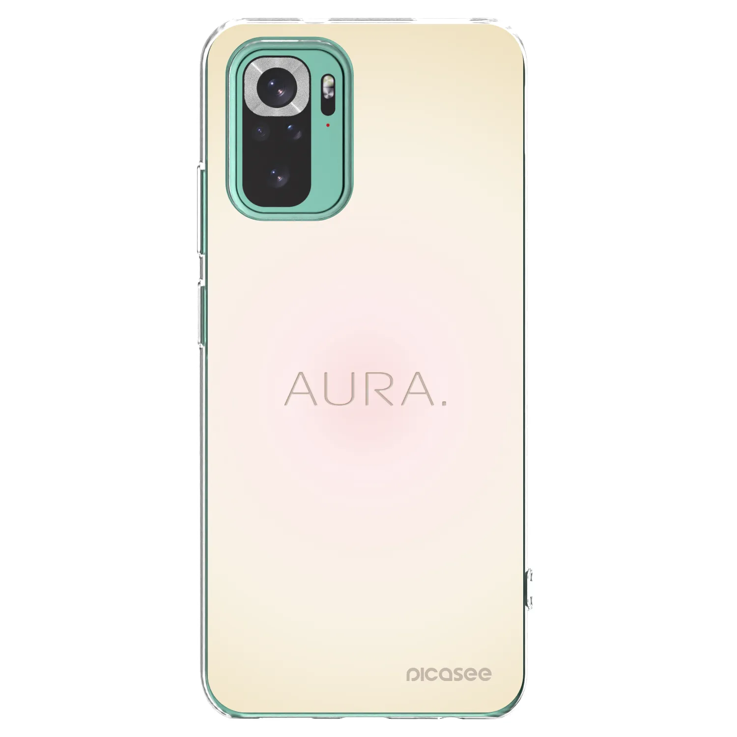 Picasee silikonový průhledný obal pro Xiaomi Redmi Note 10 Pro - Aura