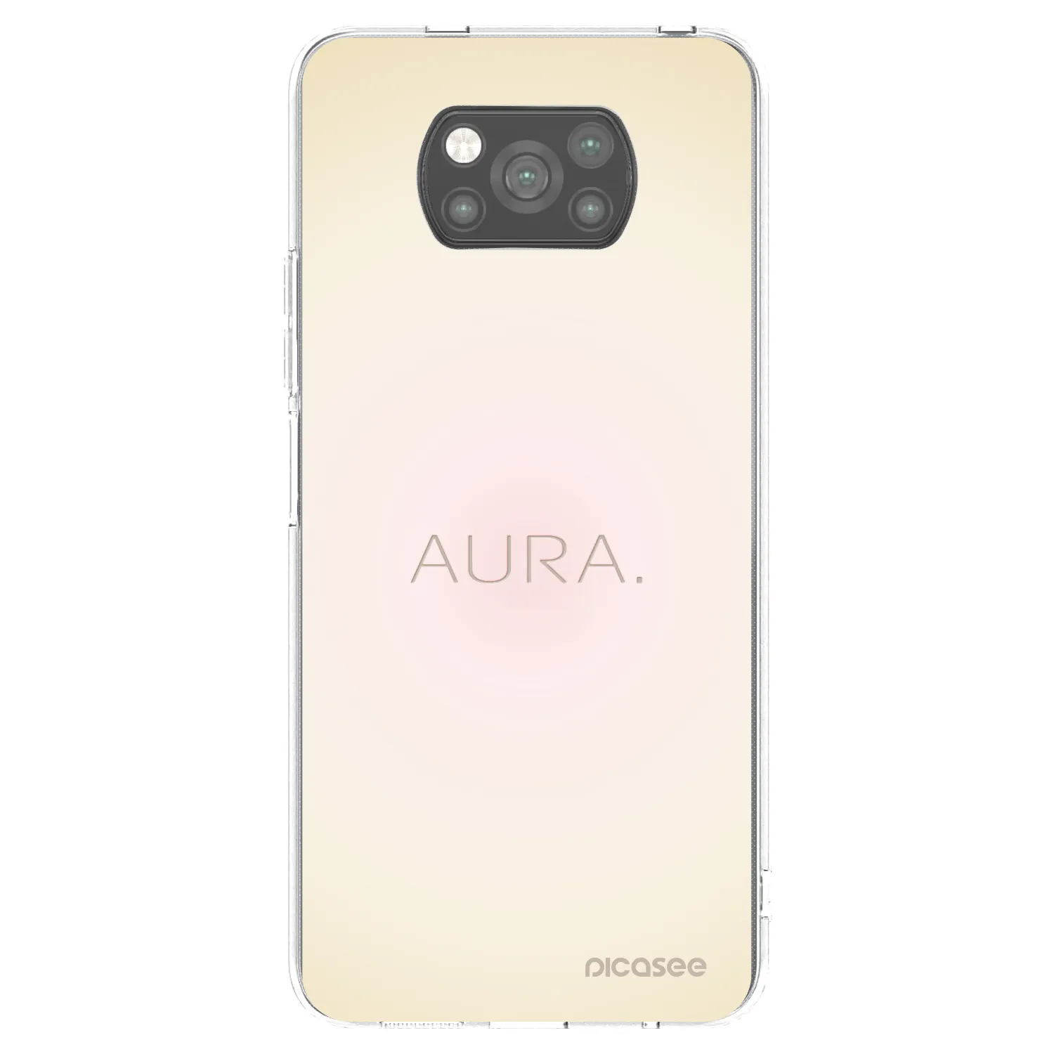 Picasee silikonový černý obal pro Xiaomi Poco X3 Pro - Aura