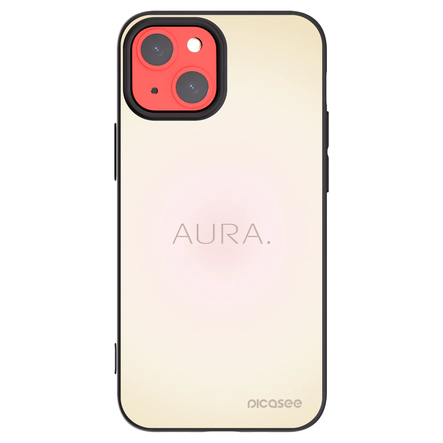 Picasee silikonový černý obal pro Apple iPhone 13 mini - Aura
