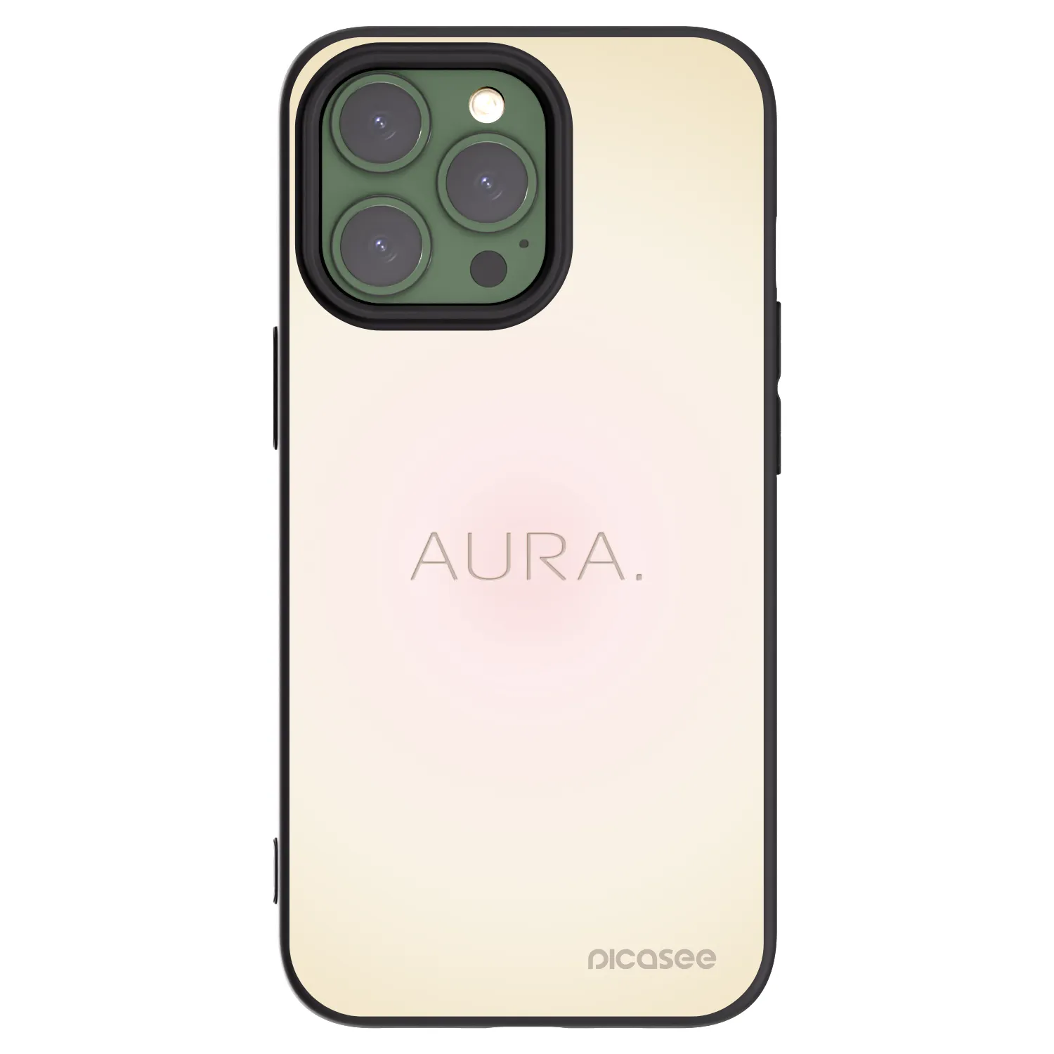 Picasee silikonový černý obal pro Apple iPhone 13 Pro - Aura