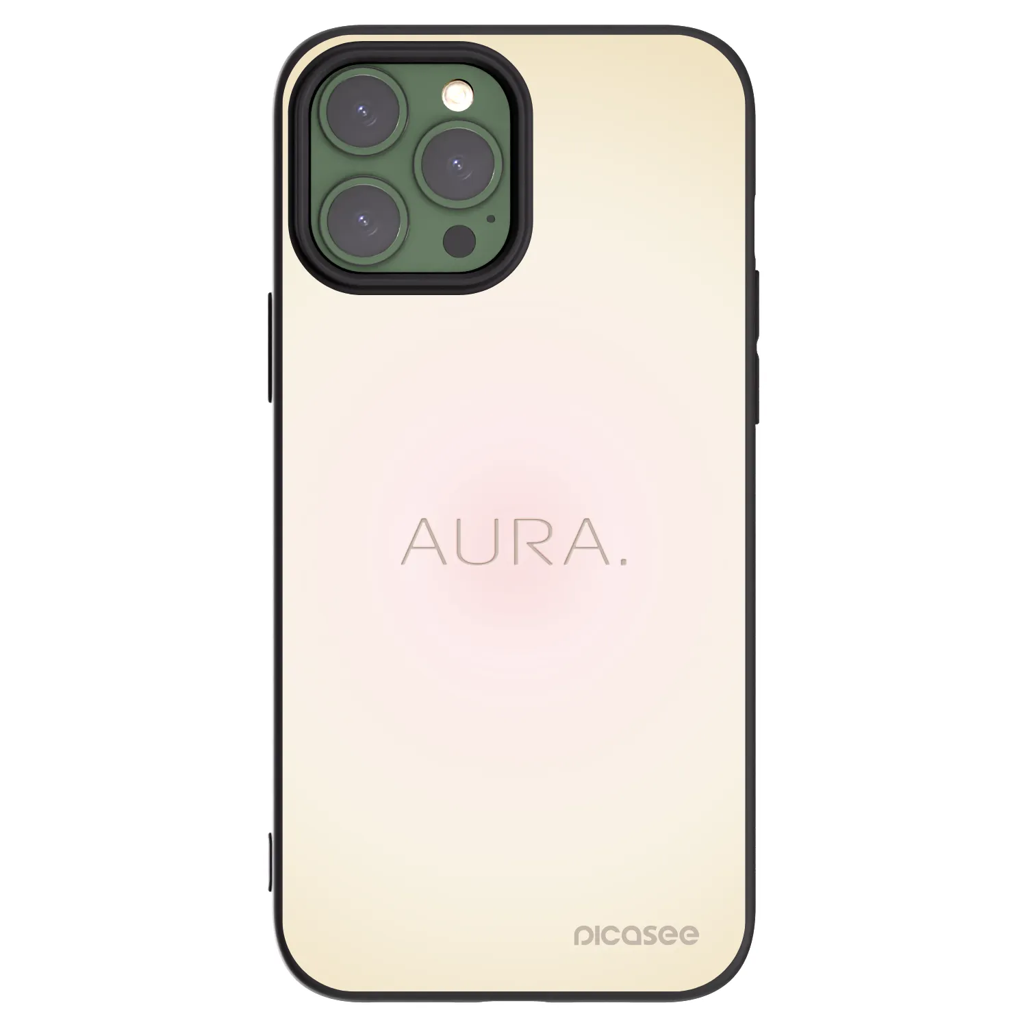 Picasee silikonový černý obal pro Apple iPhone 13 Pro Max - Aura