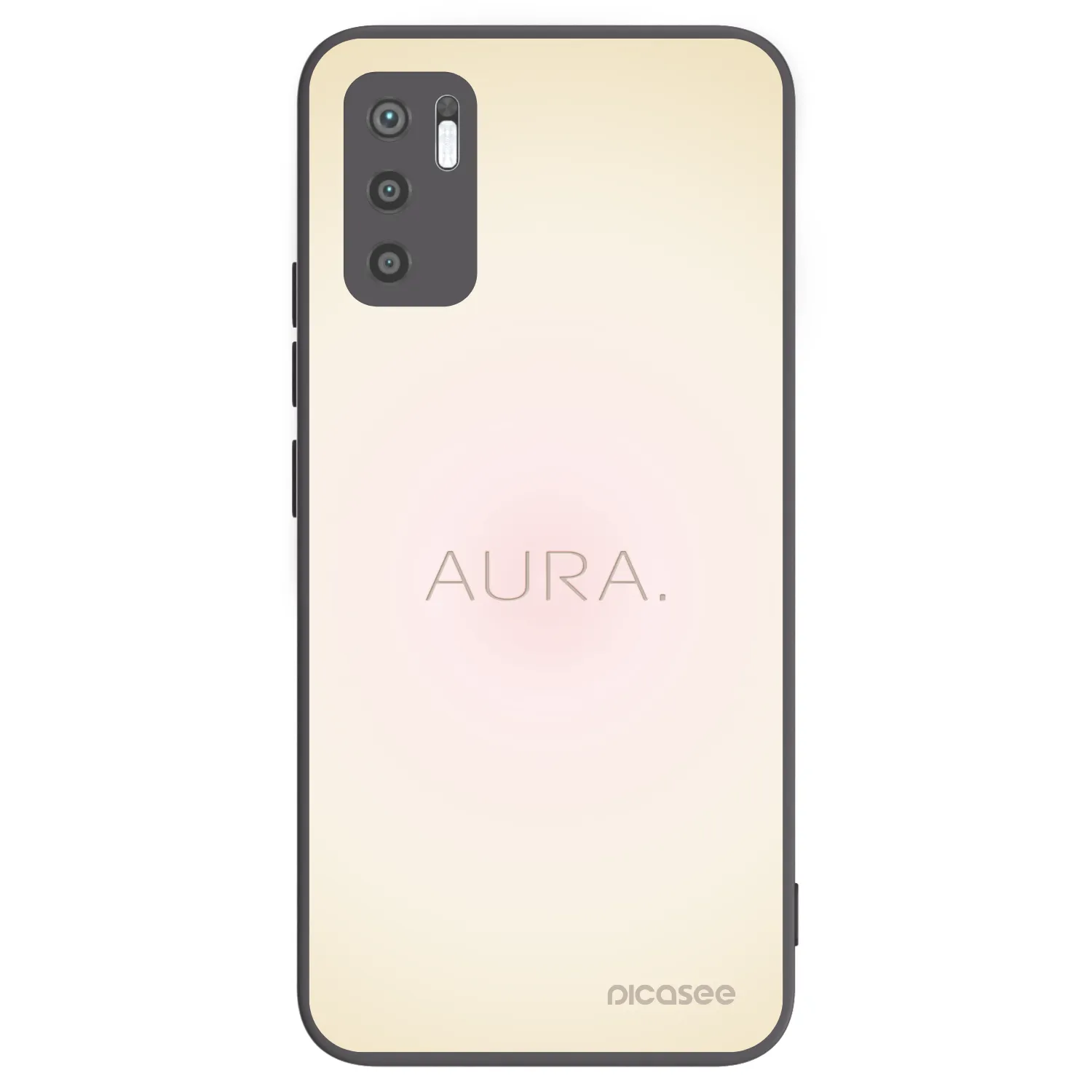Picasee silikonový černý obal pro Xiaomi Redmi Note 10 5G - Aura