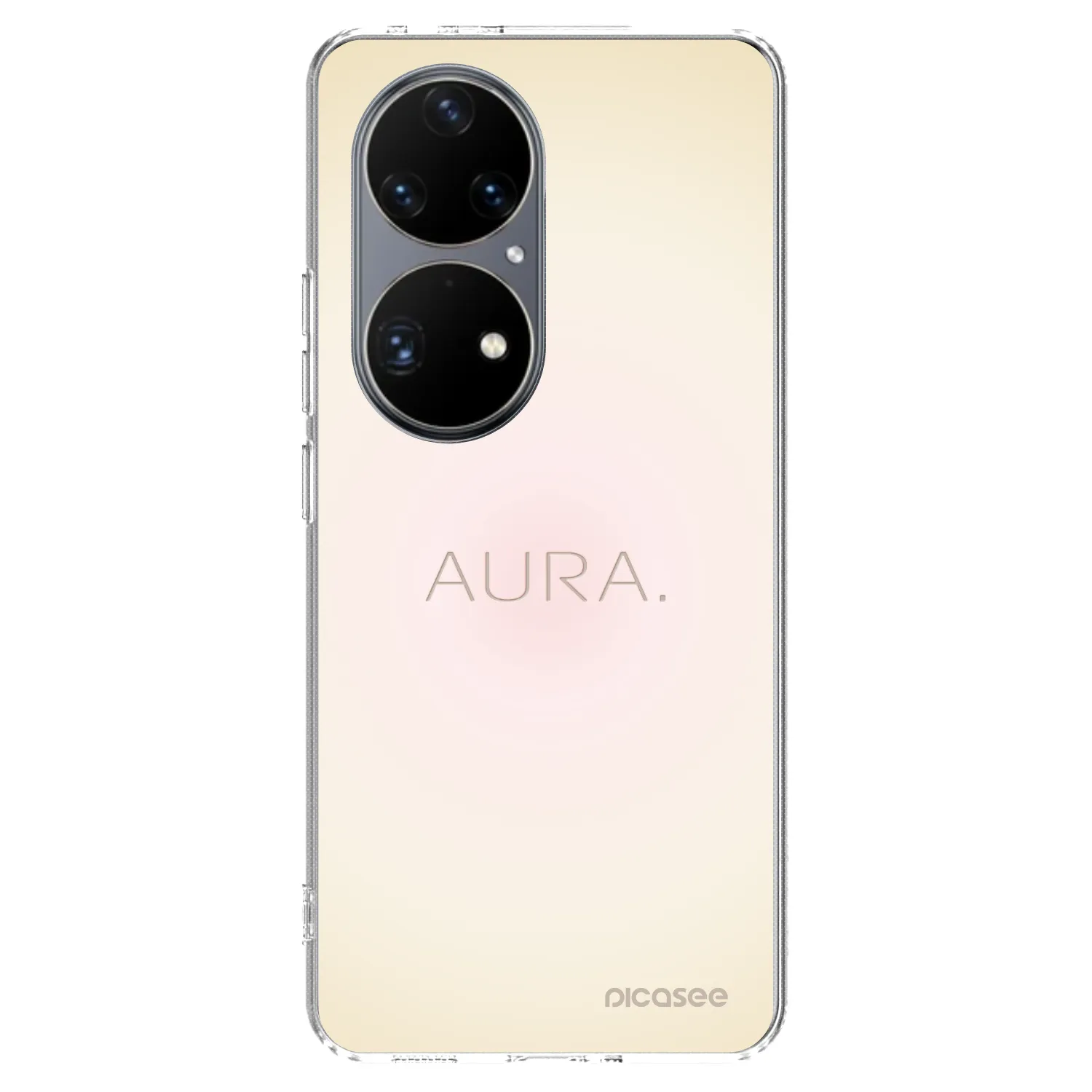 Picasee silikonový průhledný obal pro Huawei P50 - Aura