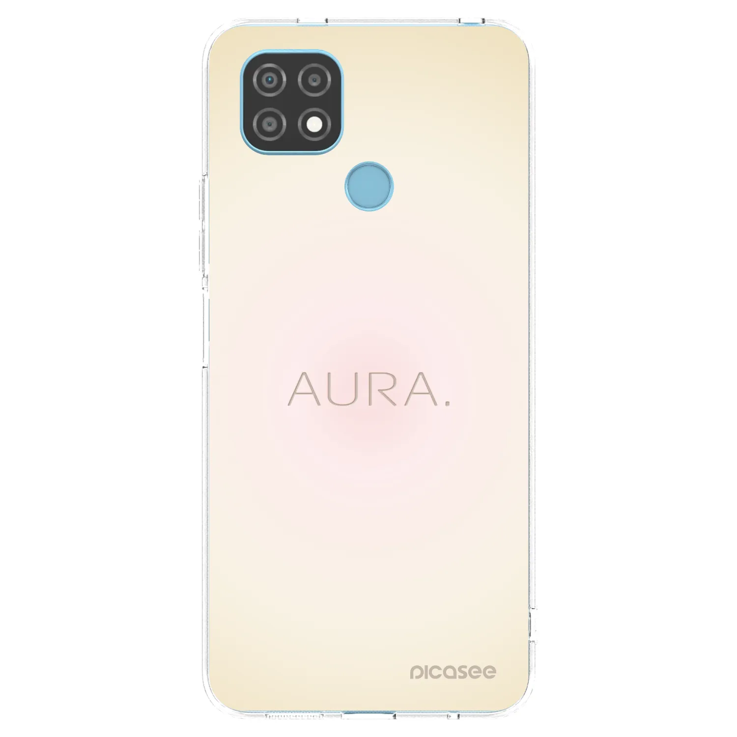 Picasee silikonový průhledný obal pro Realme C21 - Aura