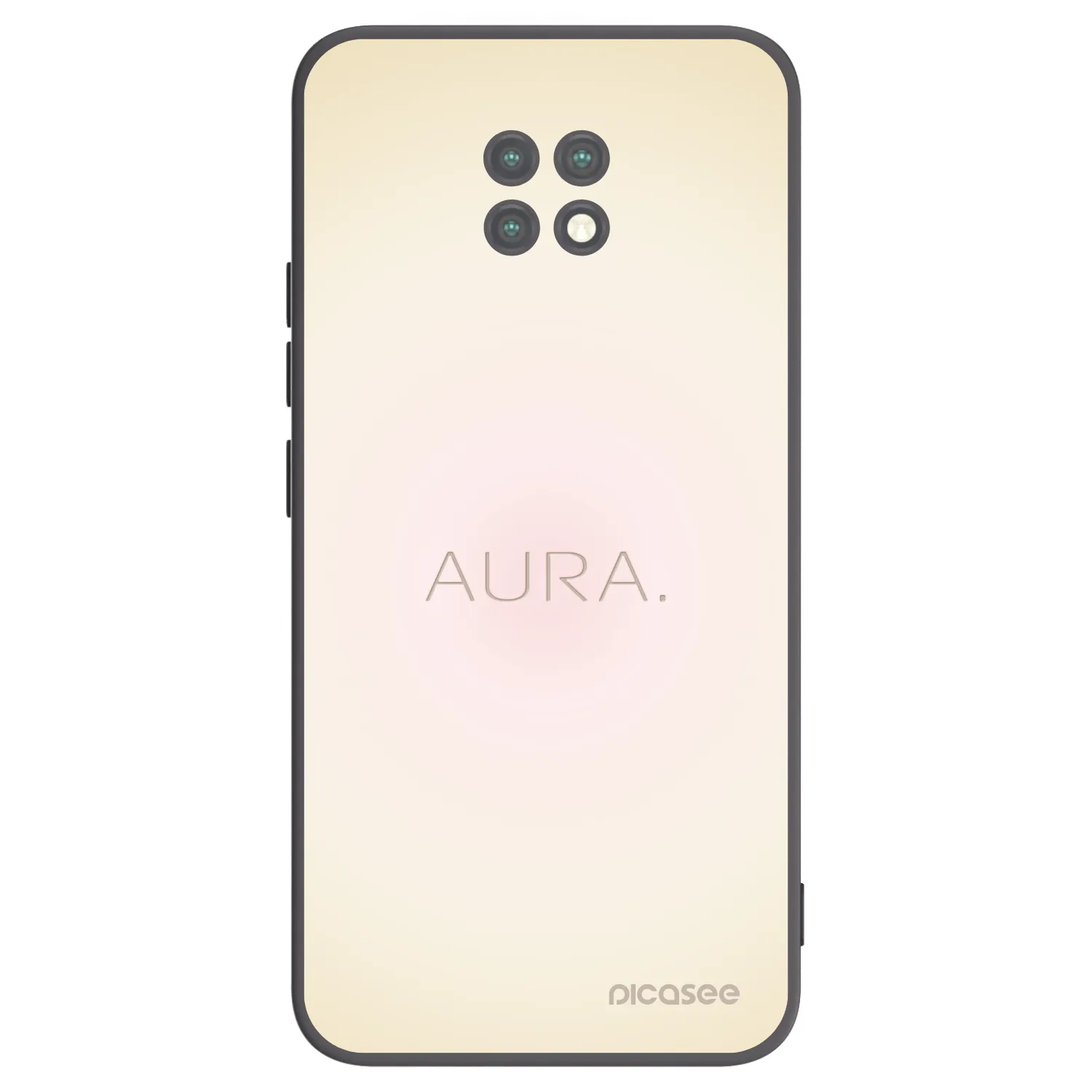 Picasee silikonový černý obal pro Xiaomi Redmi Note 9T - Aura