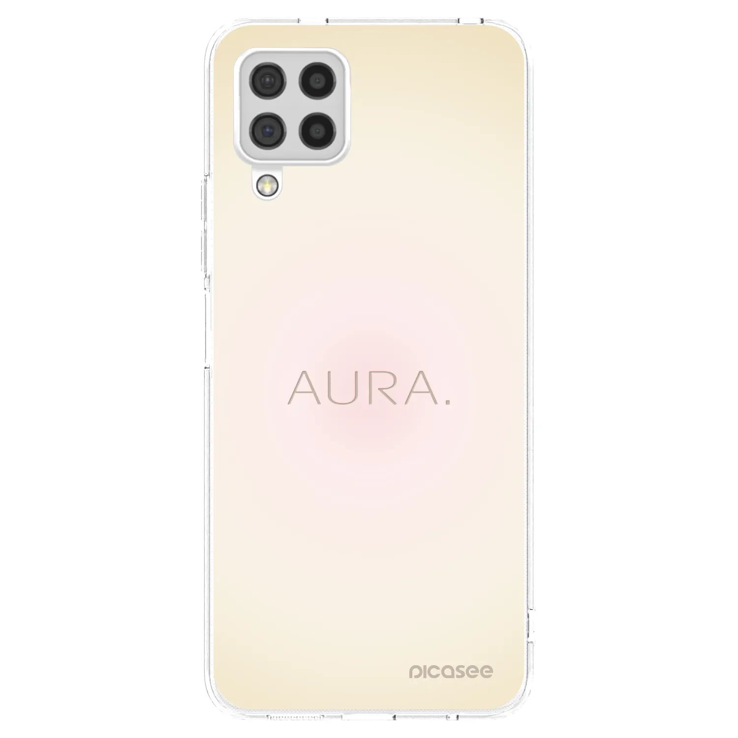Picasee silikonový průhledný obal pro Samsung Galaxy A22 A225F 4G - Aura
