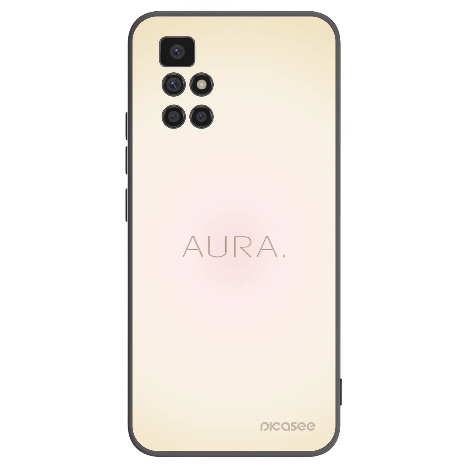 Picasee silikonový černý obal pro Xiaomi Redmi 10 - Aura