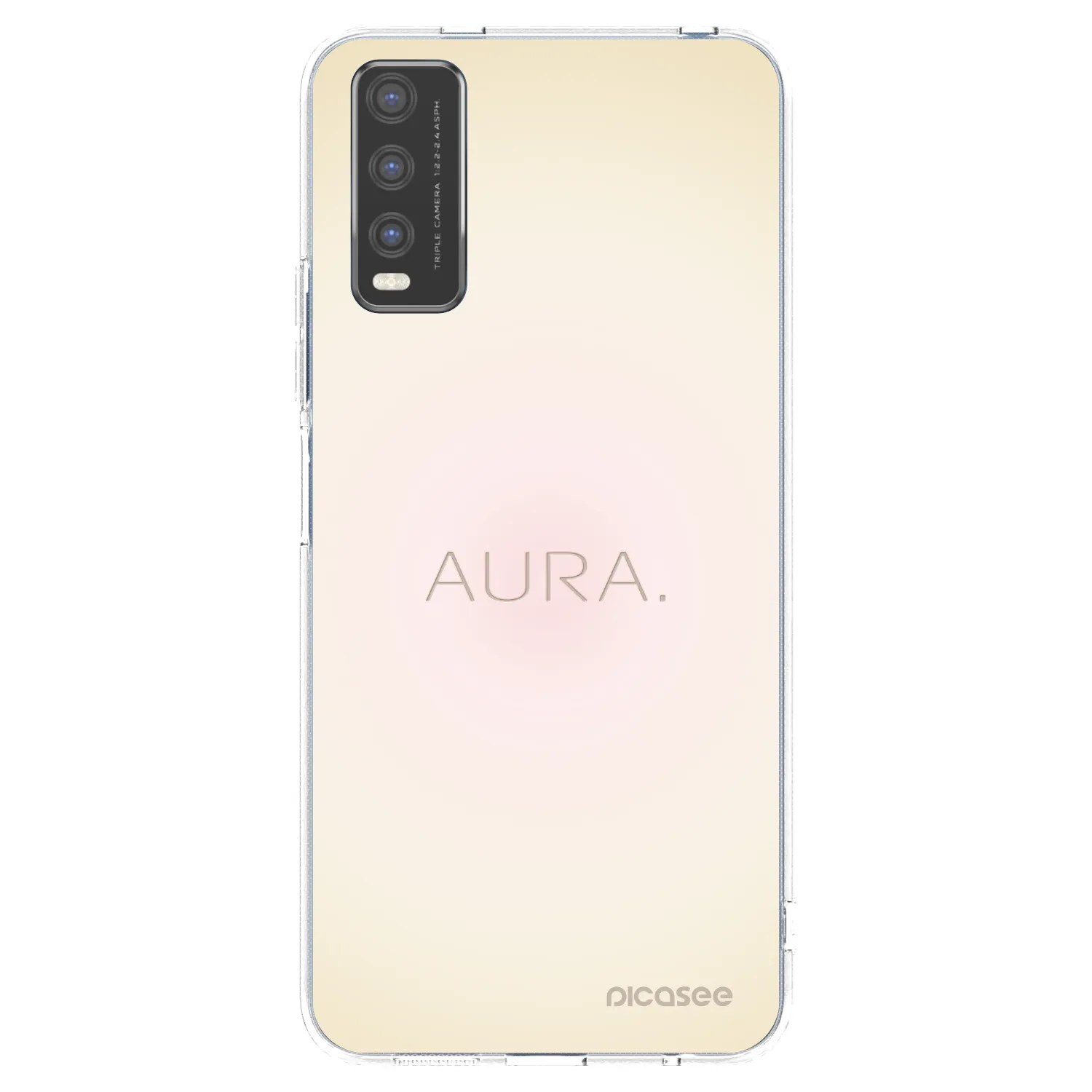 Picasee silikonový průhledný obal pro Vivo Y20s - Aura