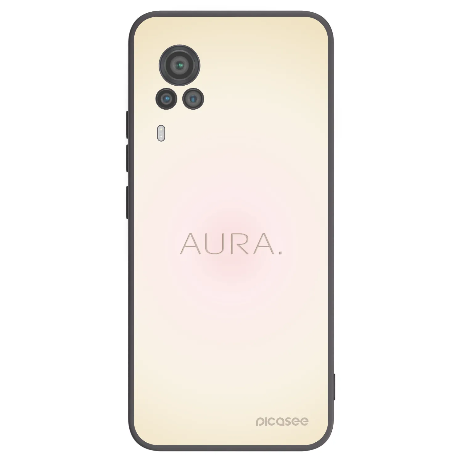 Picasee silikonový černý obal pro Vivo X60 Pro 5G - Aura