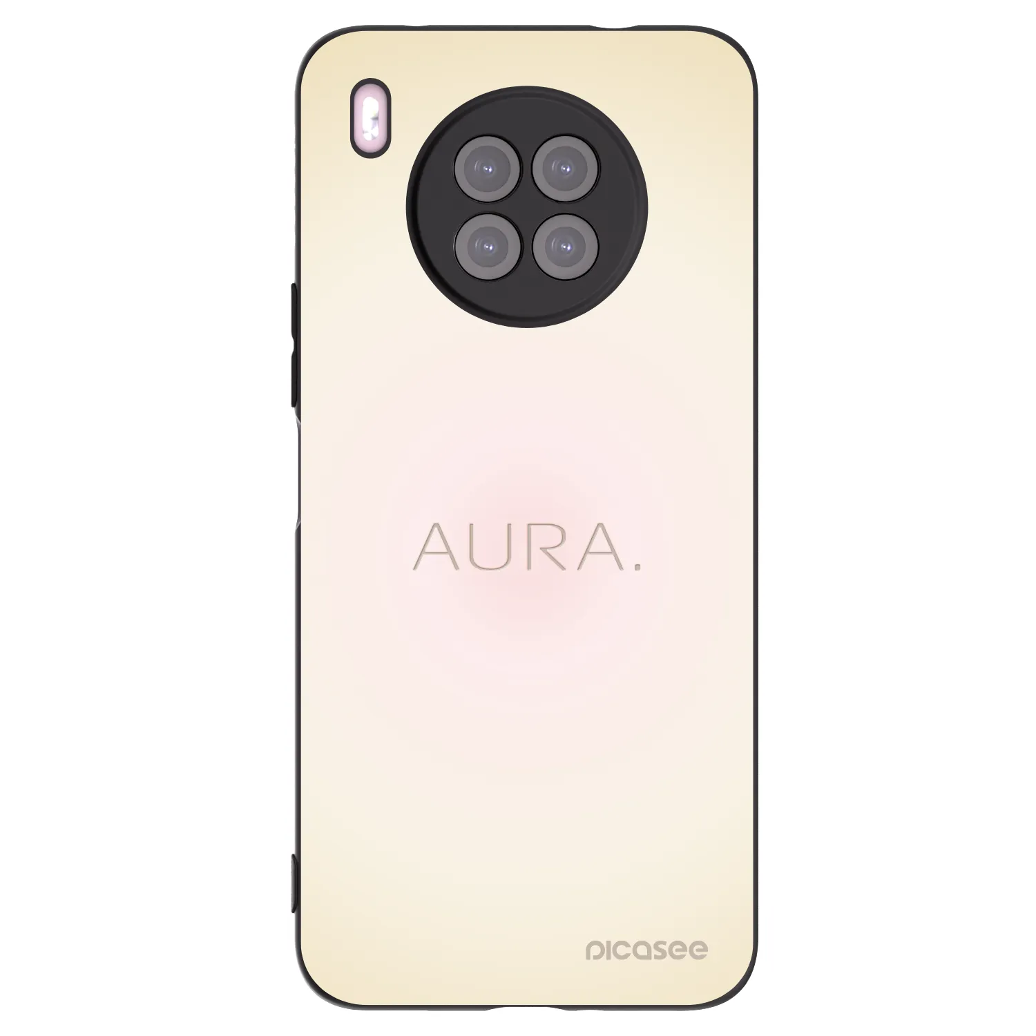 Picasee silikonový černý obal pro Huawei Nova 8i - Aura