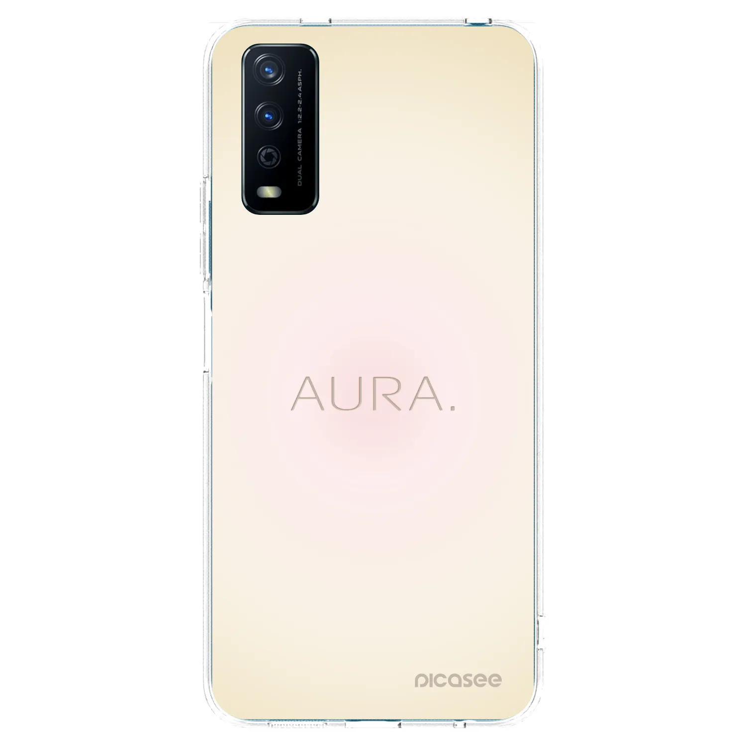 Picasee silikonový průhledný obal pro Vivo Y11s - Aura