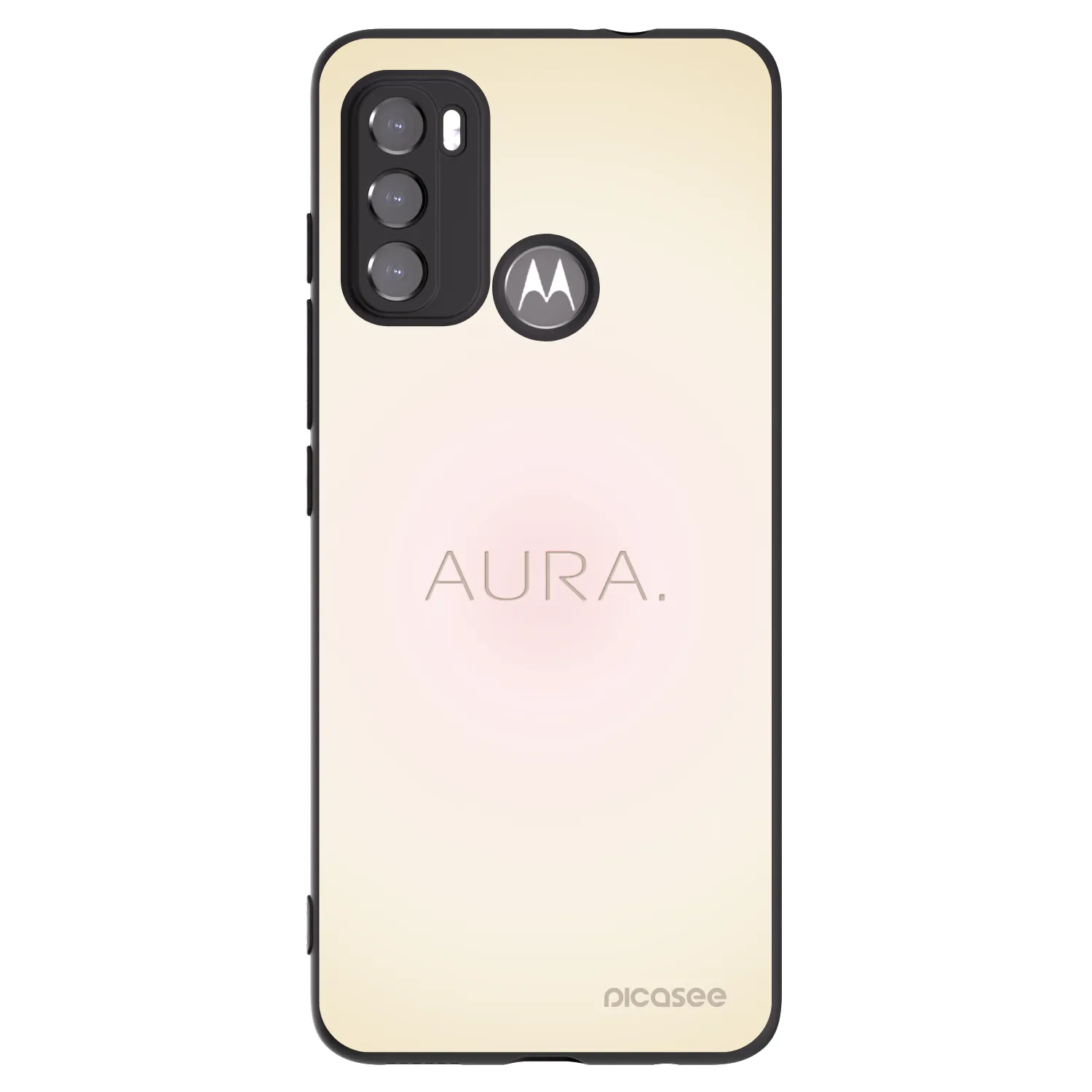 Picasee silikonový černý obal pro Motorola Moto G60 - Aura
