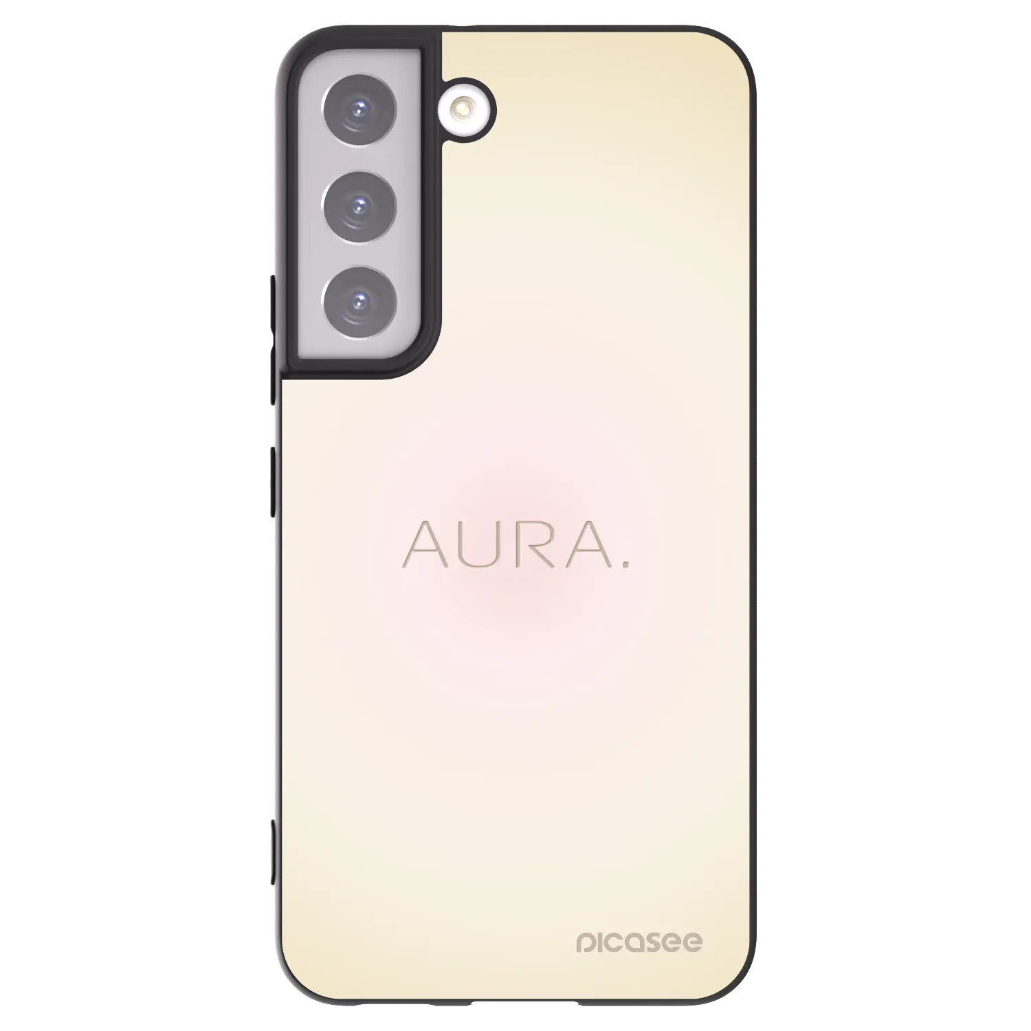 Picasee silikonový černý obal pro Samsung Galaxy S22 5G - Aura