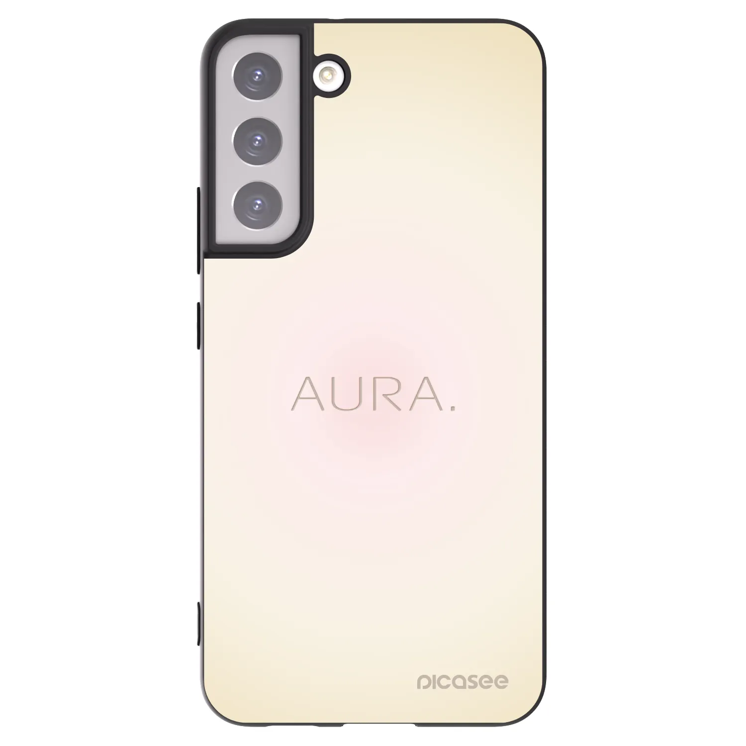 Picasee silikonový černý obal pro Samsung Galaxy S22+ 5G - Aura