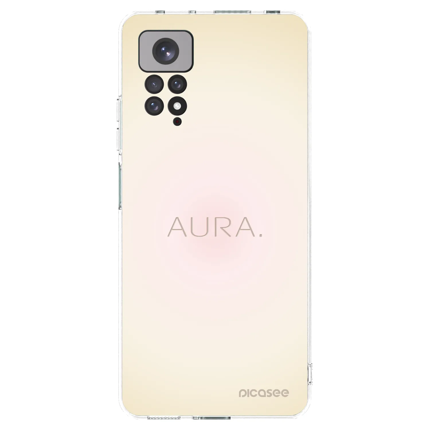 Picasee silikonový průhledný obal pro Xiaomi Redmi Note 11S 4G - Aura