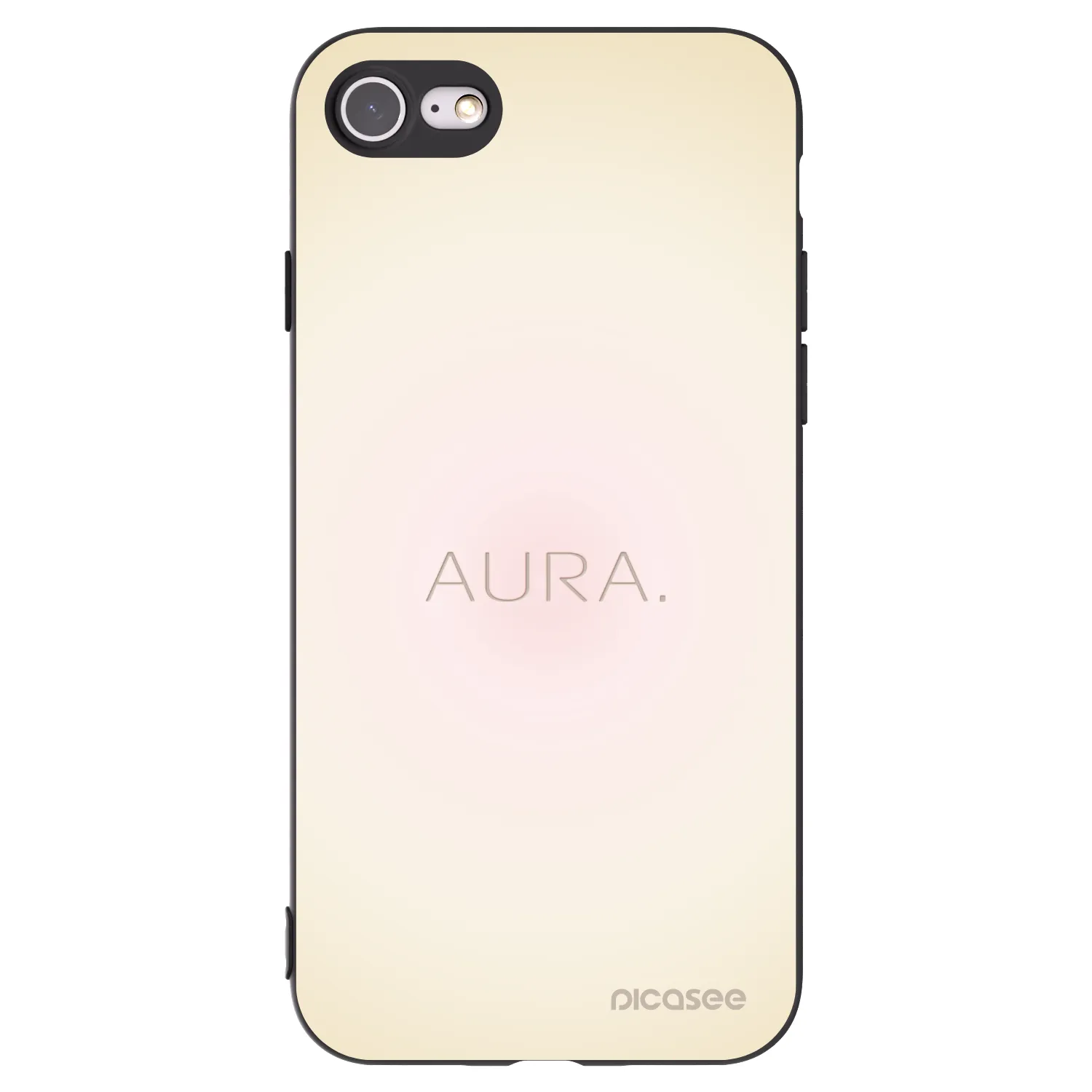 Picasee silikonový černý obal pro Apple iPhone SE 2022 - Aura