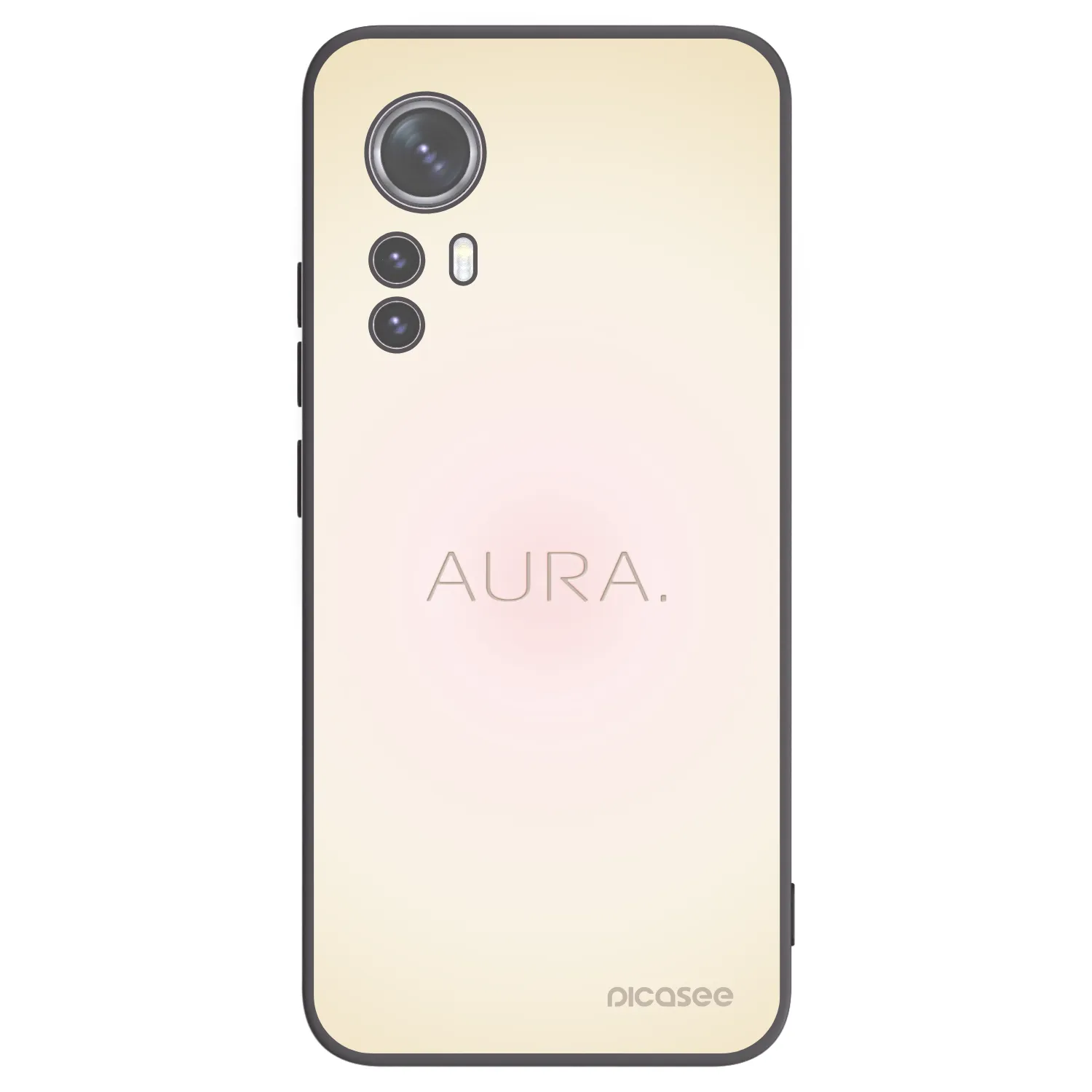 Picasee silikonový černý obal pro Xiaomi 12 - Aura