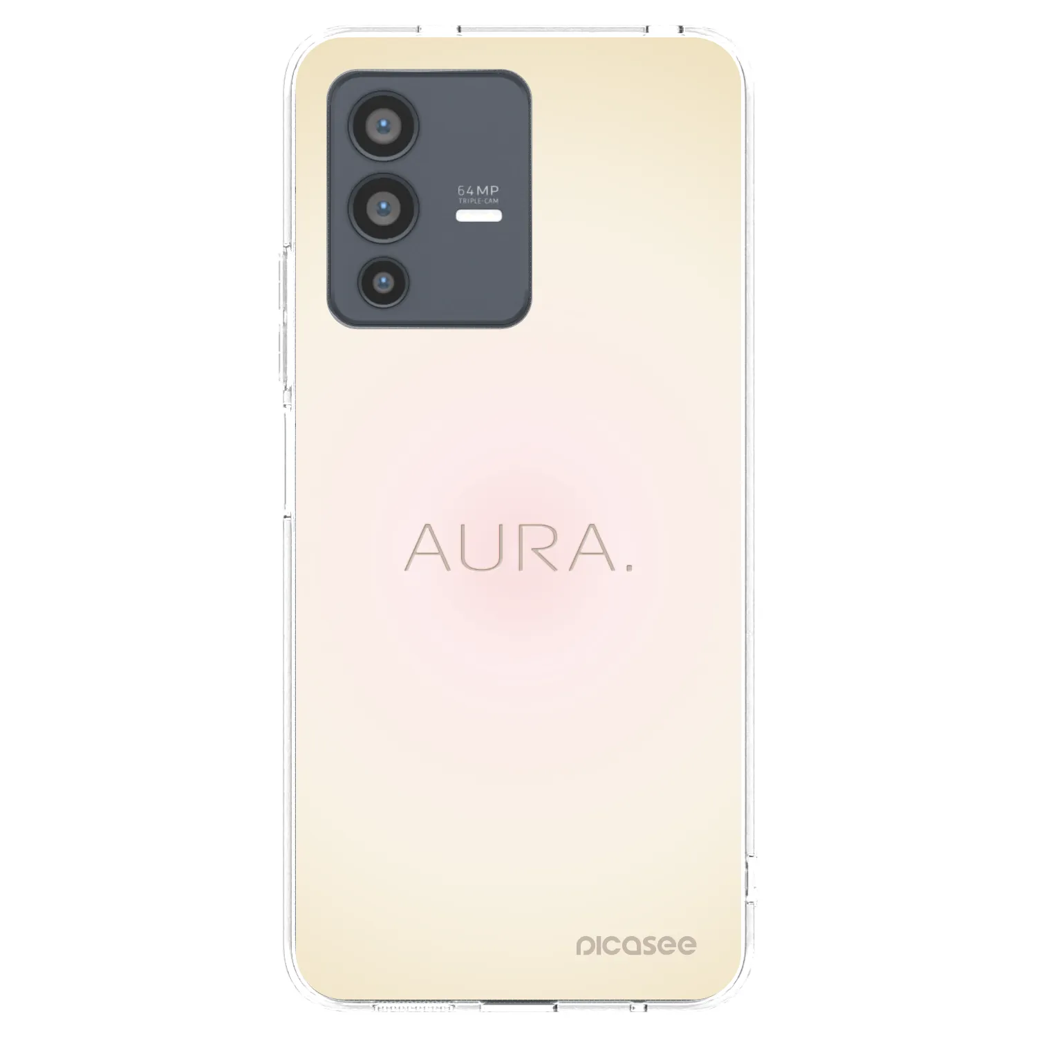 Picasee silikonový průhledný obal pro Vivo V23 5G - Aura