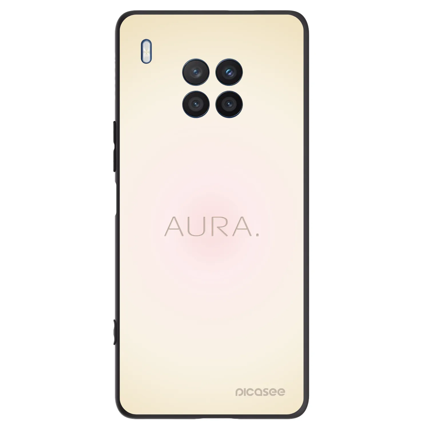 Picasee silikonový černý obal pro Honor 50 Lite - Aura