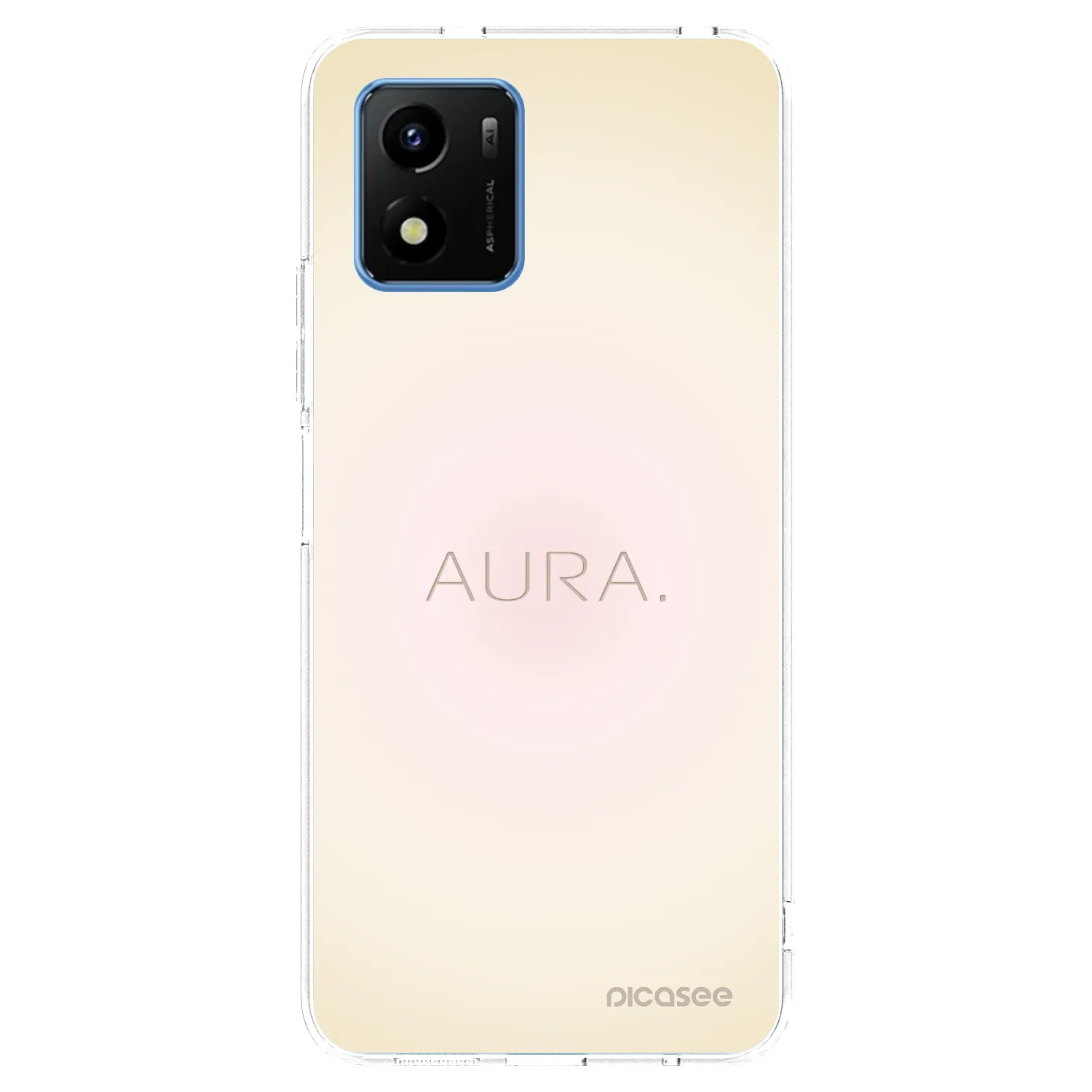Picasee silikonový průhledný obal pro Vivo Y01 - Aura