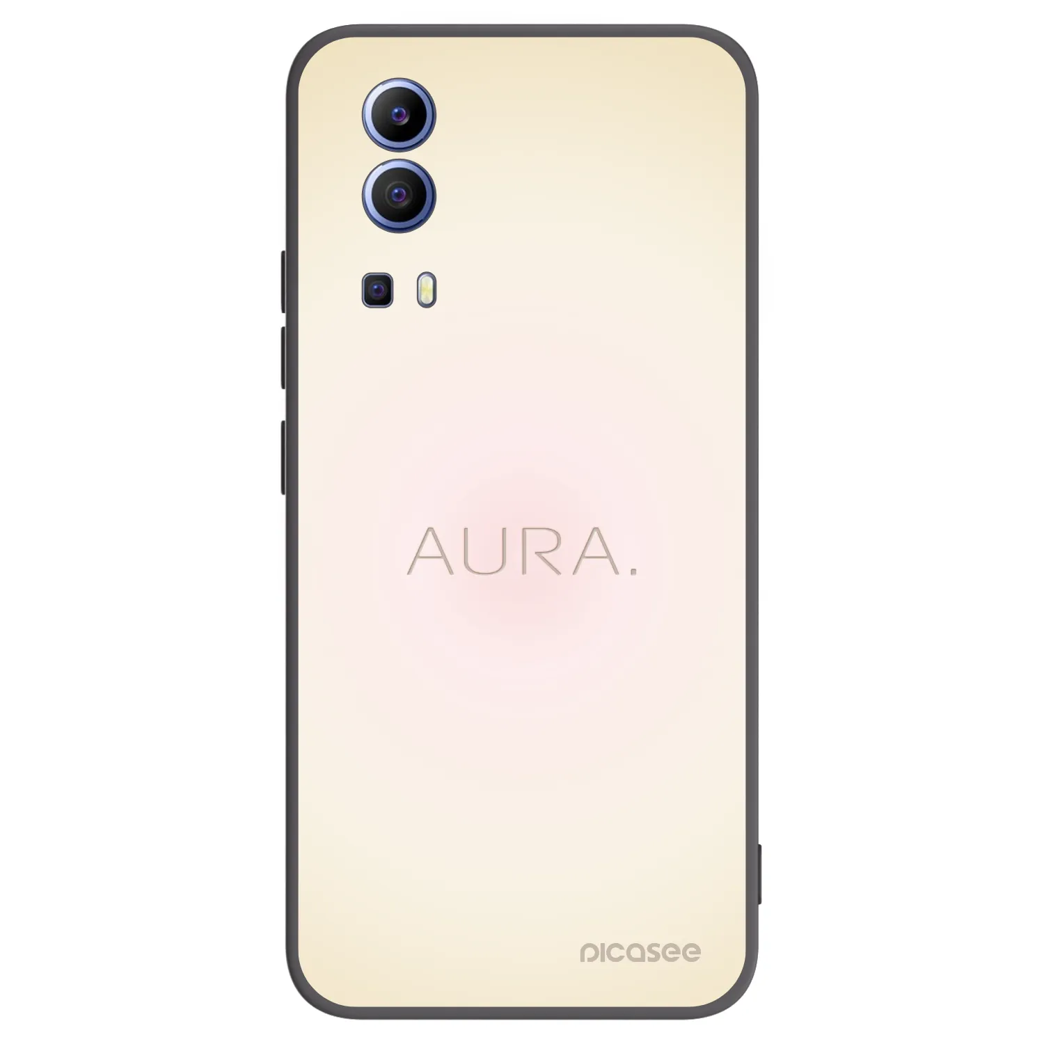 Picasee silikonový černý obal pro Vivo Y52 5G - Aura