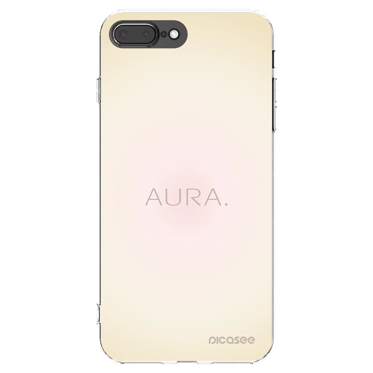 Picasee silikonový průhledný obal pro Apple iPhone 8 Plus - Aura