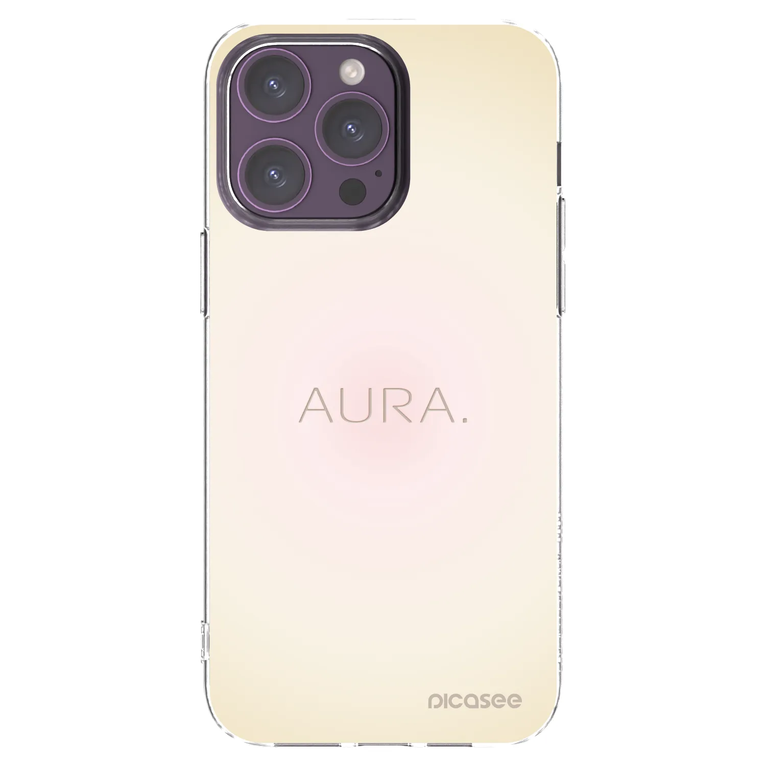 Picasee silikonový průhledný obal pro Apple iPhone 14 Pro Max - Aura