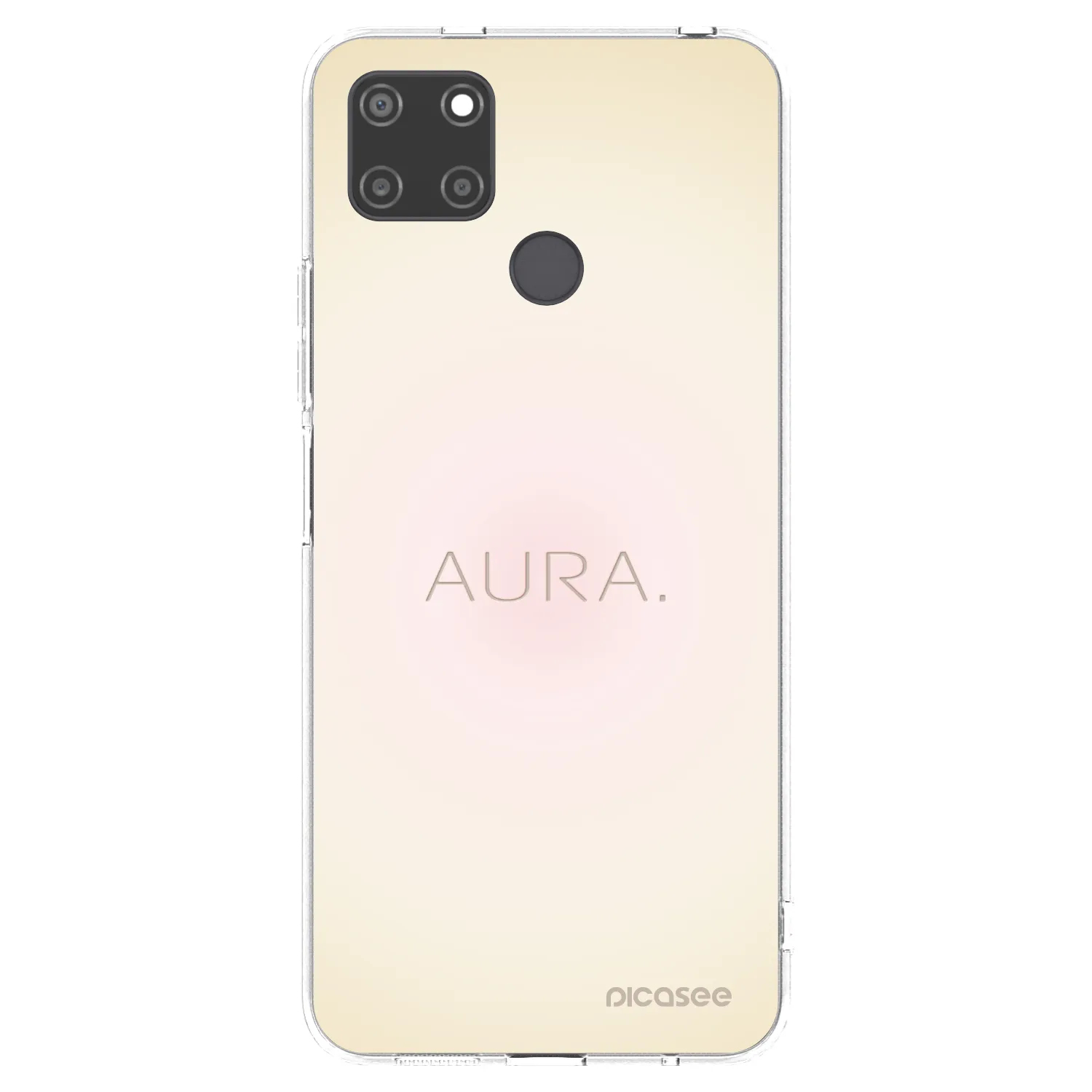 Picasee silikonový průhledný obal pro Realme C21Y - Aura