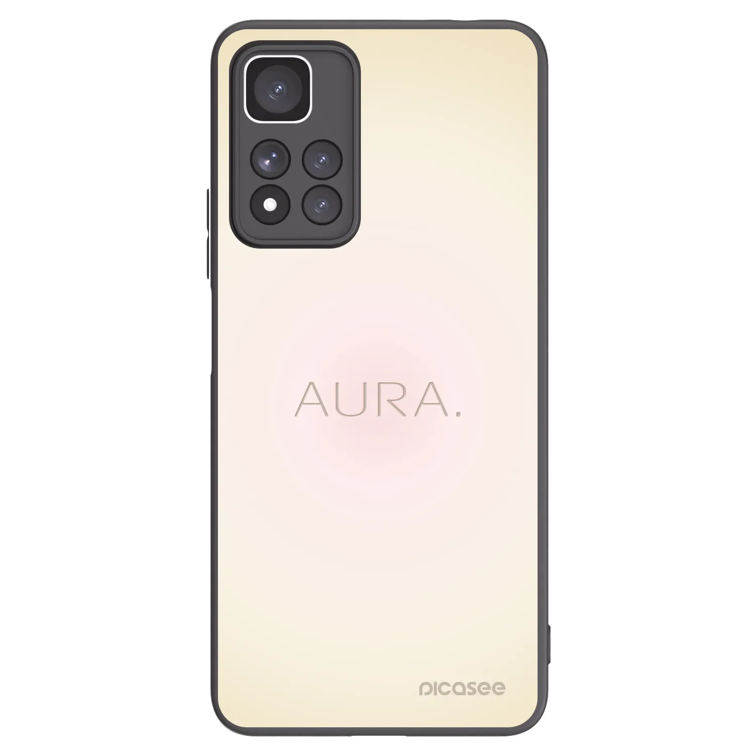 Picasee silikonový černý obal pro Xiaomi Redmi Note 11 Pro+ 5G - Aura