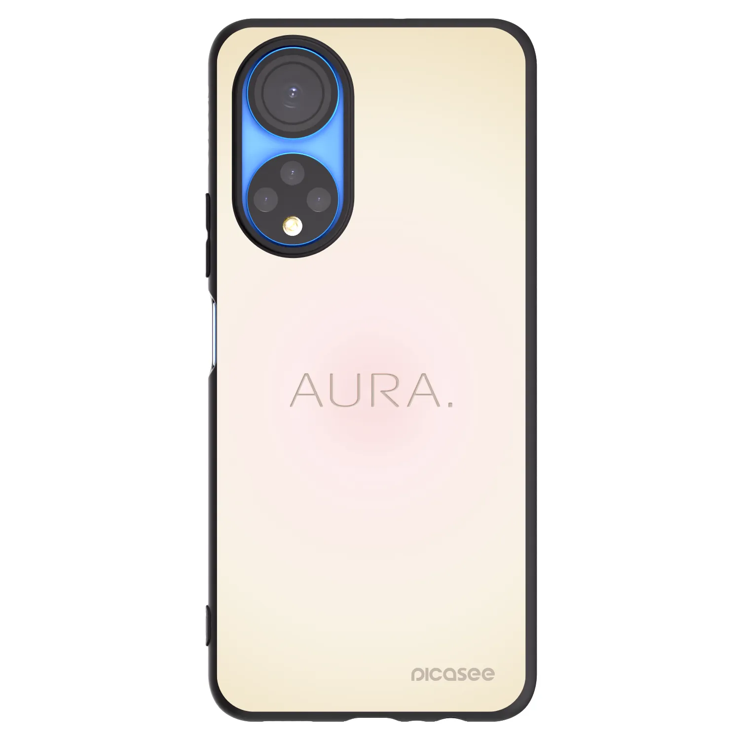 Picasee silikonový černý obal pro Honor X7 - Aura